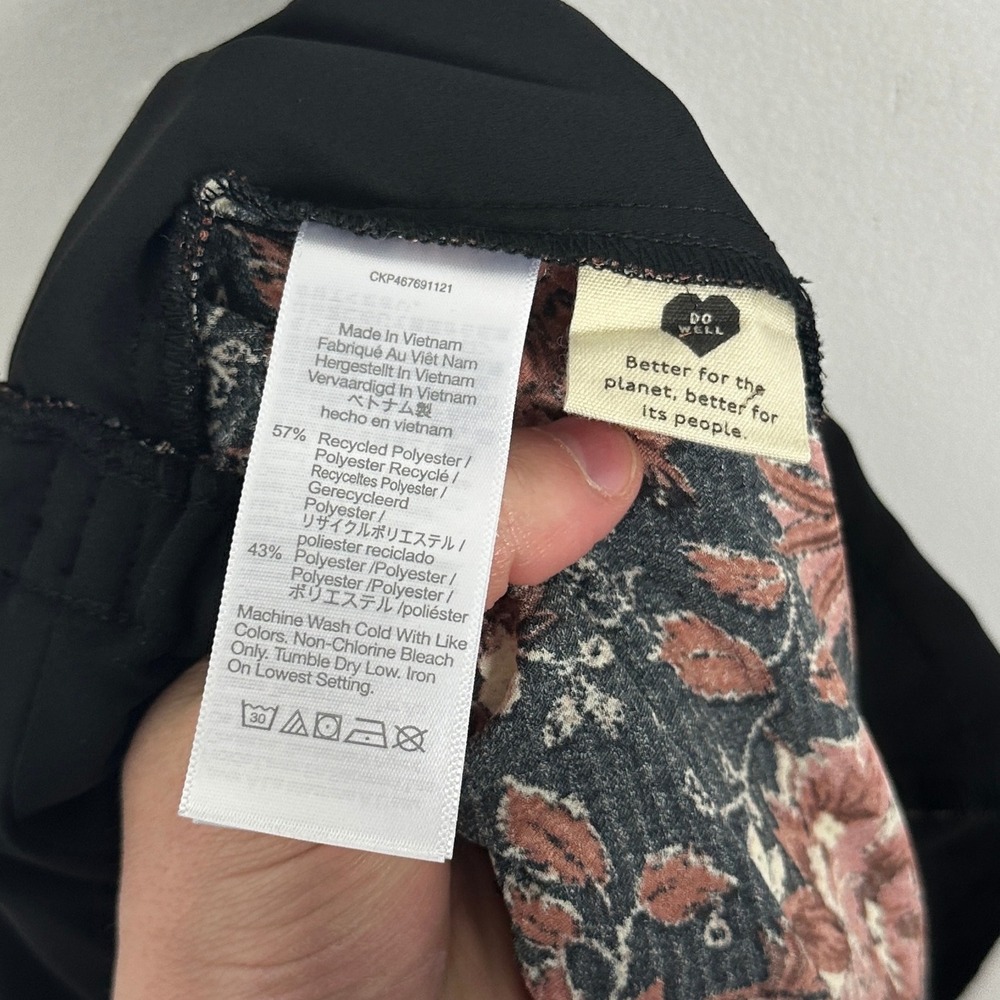 Madewell Dark Floral Wide Leg Jumpsuit Ruffle Womens Size 3X NEW Pampas Blooms - Picture 10 of 16